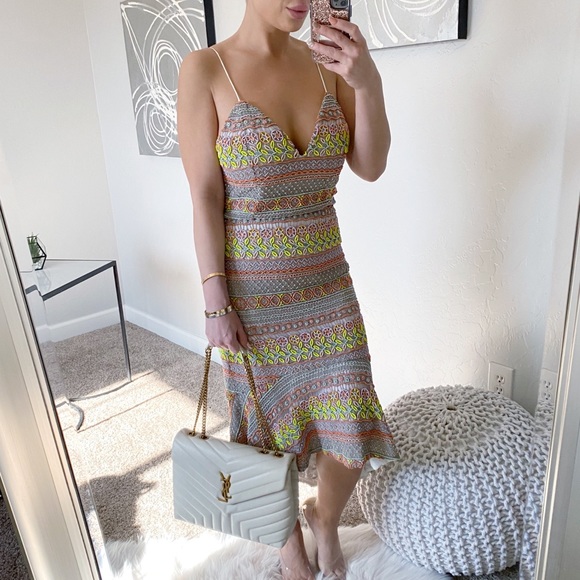 Alice + Olivia Dresses & Skirts - ɴᴡᴛ ᴀʟɪᴄᴇ + ᴏʟɪᴠɪᴀ ʙᴇᴀᴅᴇᴅ ᴅʀᴇss $1295
